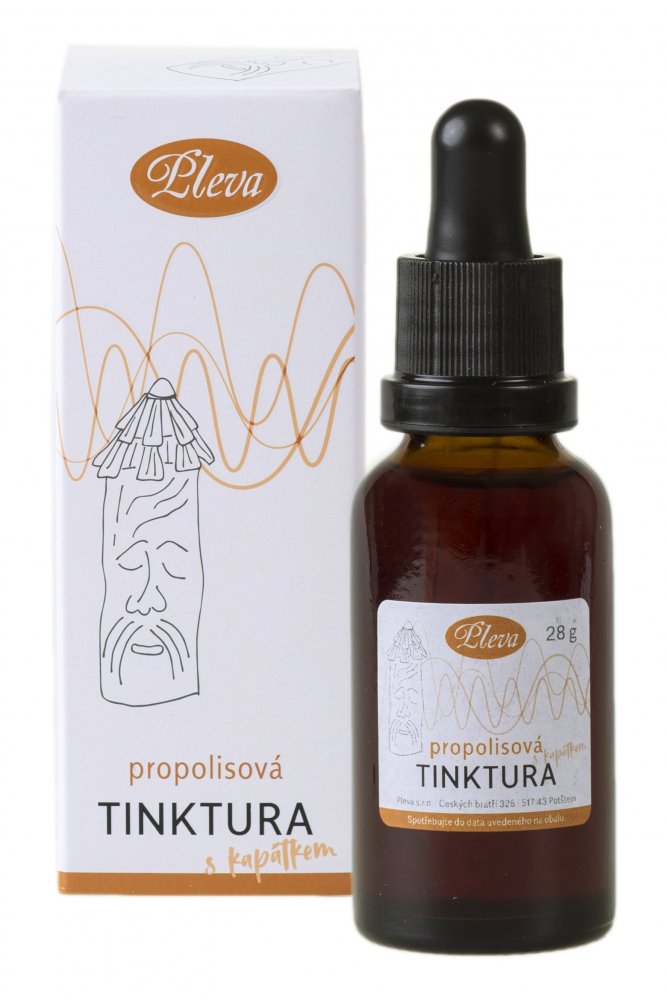 Pleva propolisová tinktura s kapátkem 28 g